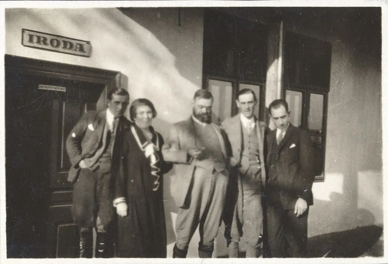 A historical photograph from a Hungarian family album.